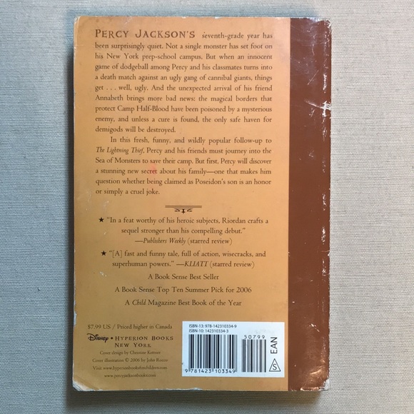 📚2/$6 The Sea of Monsters #2 Percy Jackson… - Picture 2 of 11